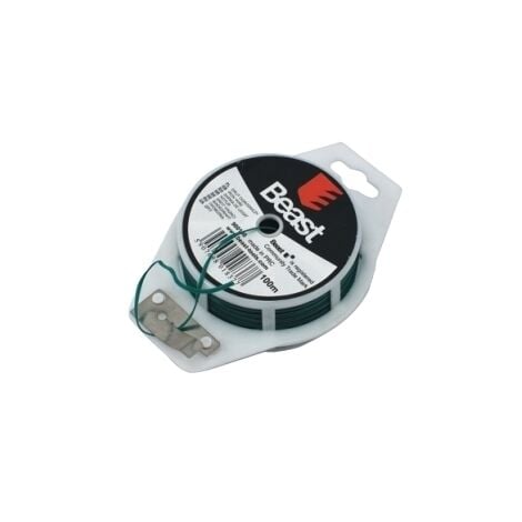 Matassina filo ferro/metallico plastificato per giardino 100m