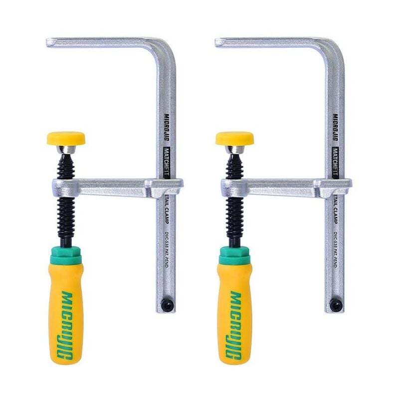 Microjig - matchfit Dovetail Clamps / Serre-joints (2 pièces)