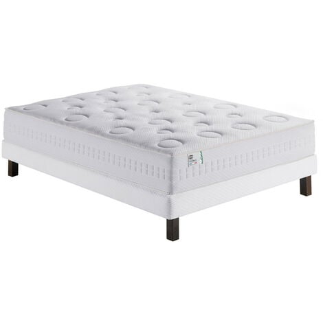 Matelas 100% ressorts, épaisseur 26cm, accueil moelleux - 140x190 cm - OXYGÈNE-R