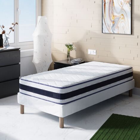 Matelas 100x190 BLUE MEMORY Hauteur 22cm Mémoire de forme