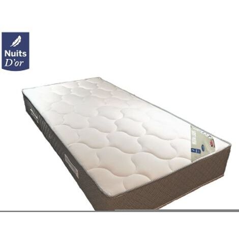 Matelas 100x200 - Densité 35 Kg/m3 - 24 CM - Soutien Ferme - Confort Optimal - Usage Quotidien - Protège Matelas OFFERT - Matelas Moonlight