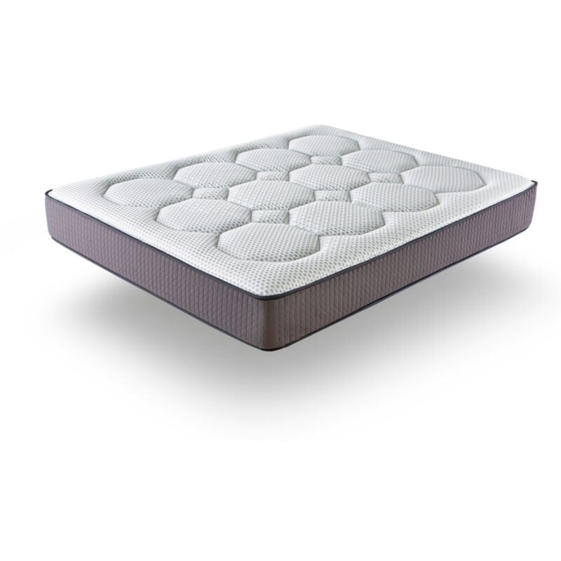 Xaluca - Matelas 90X200 royal visco Épaisseur 22 cm Mousse à mémoire de forme ,2 faces Eté/hiver
