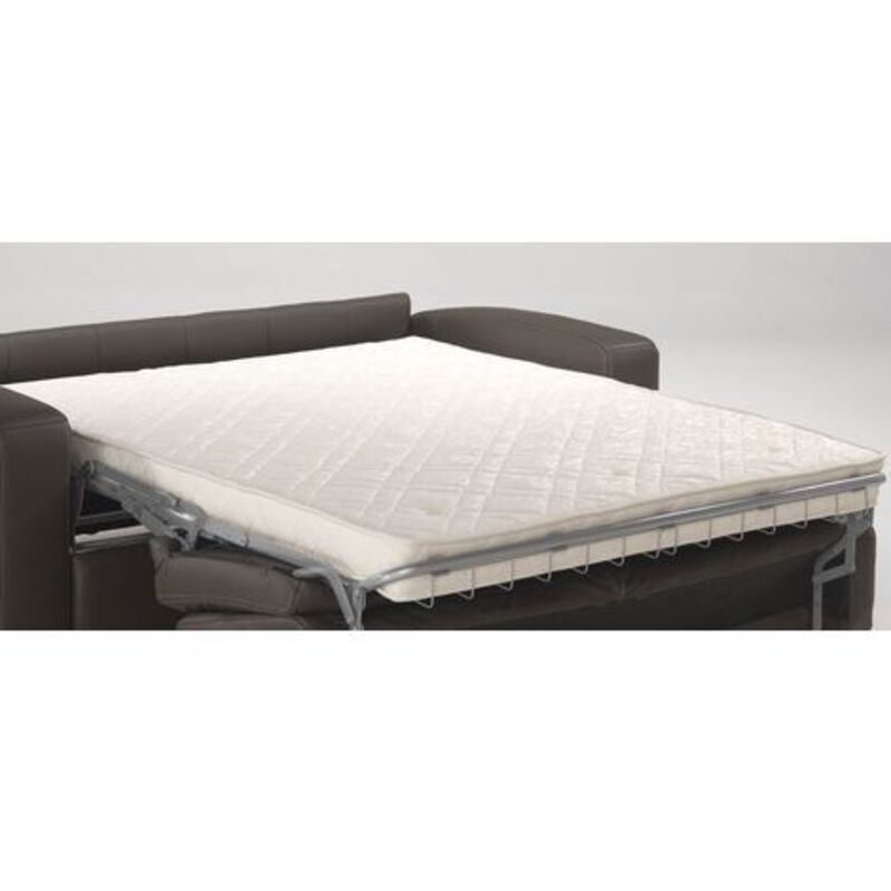 Matelas 10cm pour Canapé Lit 140x200 contact latex + embourrage 100 % polesther - âme 100 % polyuréthane poli lattex Indéformable Souple + Oreiller à