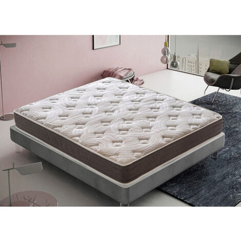 Matelas 120x200 à ressorts ensachés - mémoire de forme - à 13 zones modèle  positano MATERASSIEDOGHE Pas Cher 