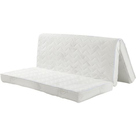 VENTE-UNIQUE Matelas 140 x 190 cm mousse BZ aloe vera ép.12cm - FIESTA de NATUREA