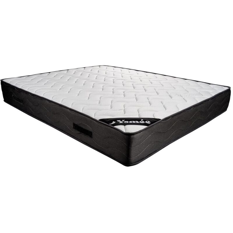 Matelas 140 x 190 cm ressorts ensachés 7 zones et mémoire de forme ép.24cm - merisi de ysmée