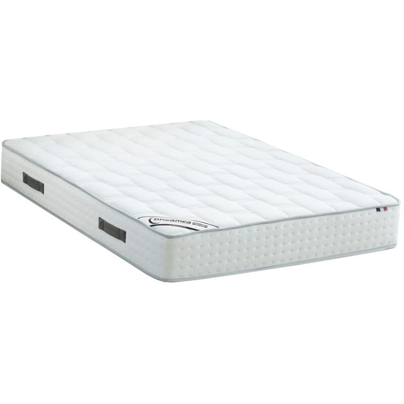 Vente-unique - Matelas 140 x 190 cm hybride ressorts ensachés 7 zones mousse à mémoire de forme ép.25cm - ionia de dreamea