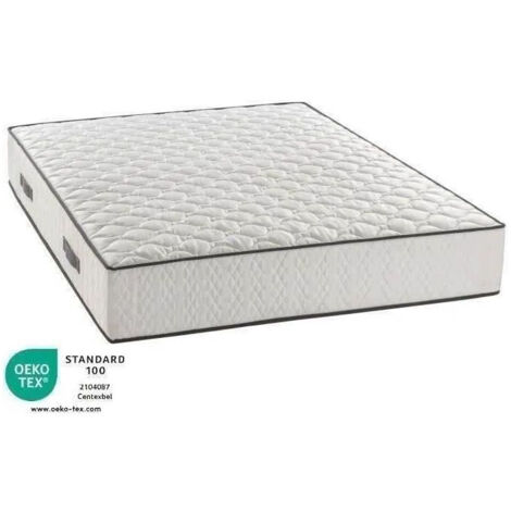 Matelas 140 x 200 cm - Hauteur 24 cm - 580 ressorts ensachés - 7 zones - Equilibré - réversible - fabriqué en Belgique - DEKO DREAM