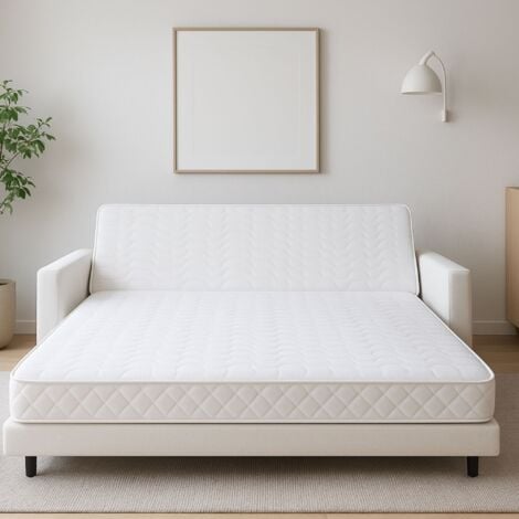 Matelas 140x190 cm Ferme Pour tous Bz + Alese x 15 cm + Oreiller Visco - Ressorts ensaches  + memoire de forme - Dim Assise 60 cm - 5 zones de Confort - Haute Resilience -