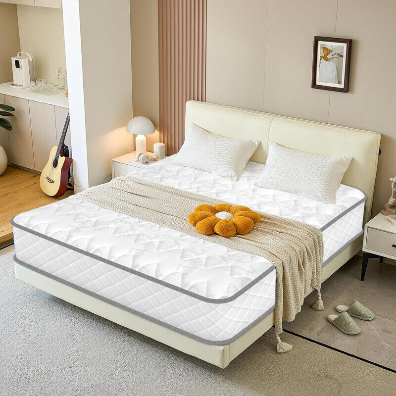 Matelas 140x190 cm,matelas mémoire forme, Ép 21 cm, 8 zones de confort, indépendance du couchage, orthopédique