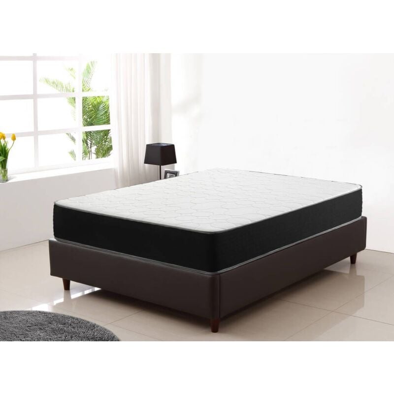 Iztoss - Luxe Matelas 160x200 cm mémoire de forme Memo - épaisseur 15 cm - zones de confort mousse adaptative
