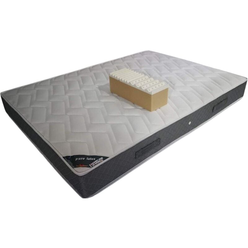 Nuits D'or - Matelas 140x190 Mousses contact latex + âme Aertech 100 % polyuréthane - Soutien Trés Ferme - 7 Zones de Confort - Epaisseur 21 cm +