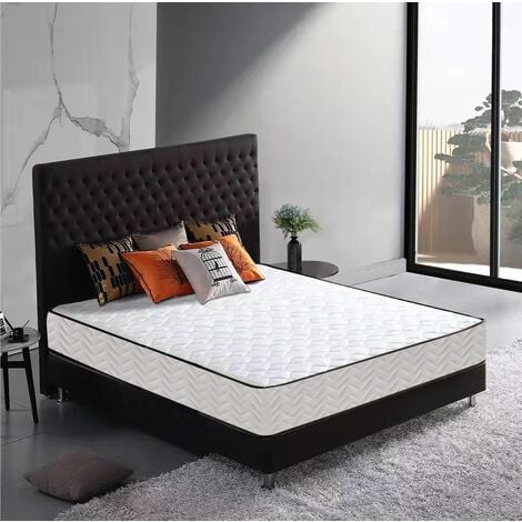 Matelas 140x190 À Ressorts Ensachés 1600 - Housse Amovible Avec 7 Zones De  Confort à Prix Carrefour