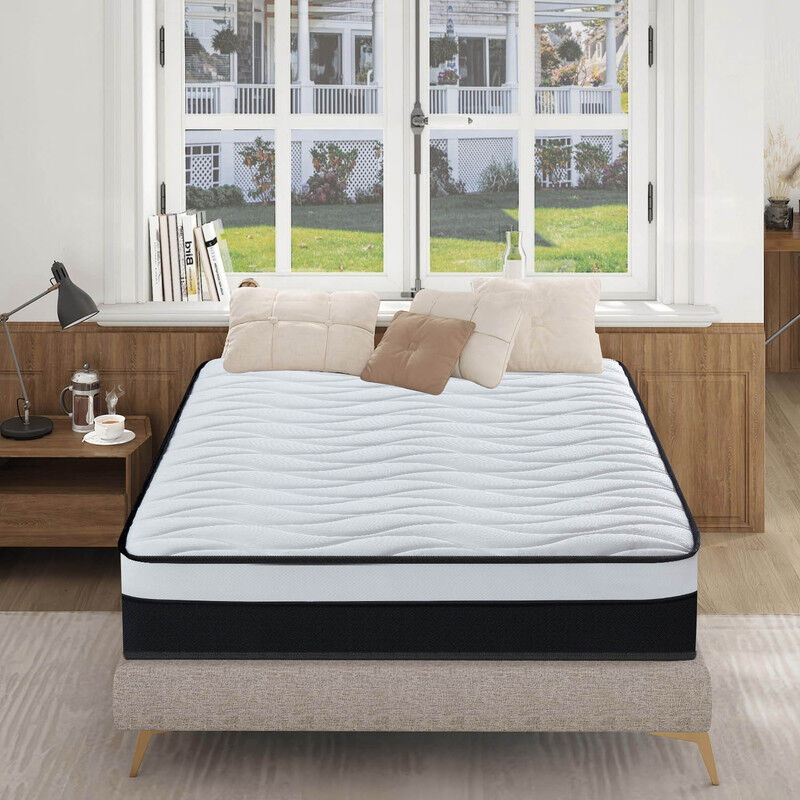 Yidatong - Matelas 90x190 cm, épaisseur 23 cm Luxe Matelas 7 Zones de Confort, Fermeté Moyenne et durabilité, Soutien Parfait, Respirant, Tissu Doux
