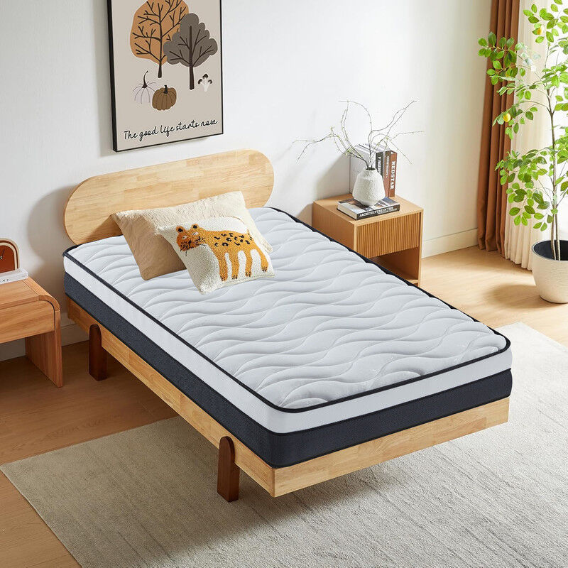 Yidatong - Matelas 90x190 cm 22 cm d'Épaisseurseur Mousse à Mémoire de Forme Haute Densité,Tissu de Surface Souple&Parfait Soutien Haute Resilience