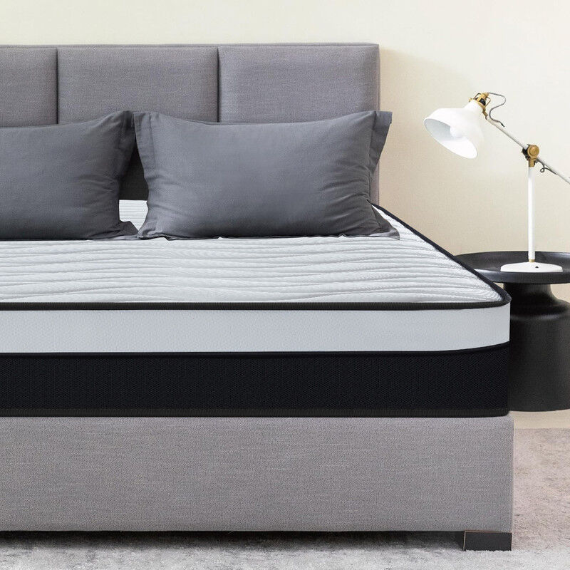 Yidatong - Matelas 90x190 cm, Épaisseurseur 24cm, Original Matelas, Technologie Hybrid, Ressorts Ensachés Indépendant en Mousse à Mémoire de Forme,