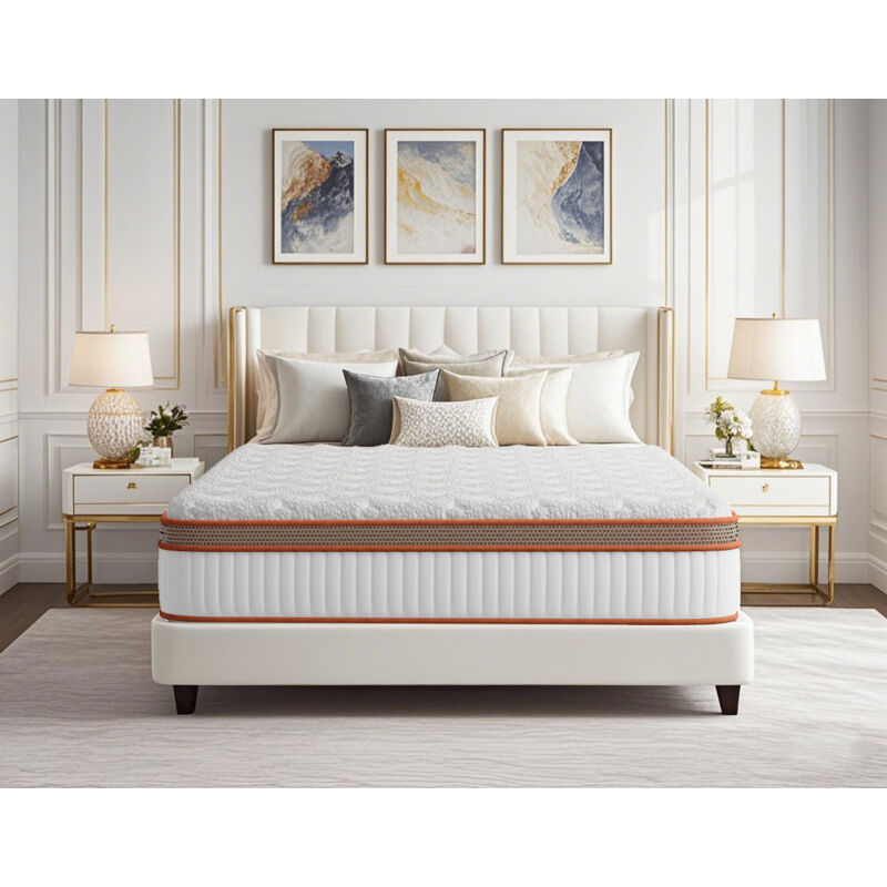 Yidatong - Luxe Matelas 140x200 cm Ép 25cm, PerfectSleep hybride Ressorts ensachés Mousse à mémoire de forme Latex, fermeté modérée, 7 Zones,