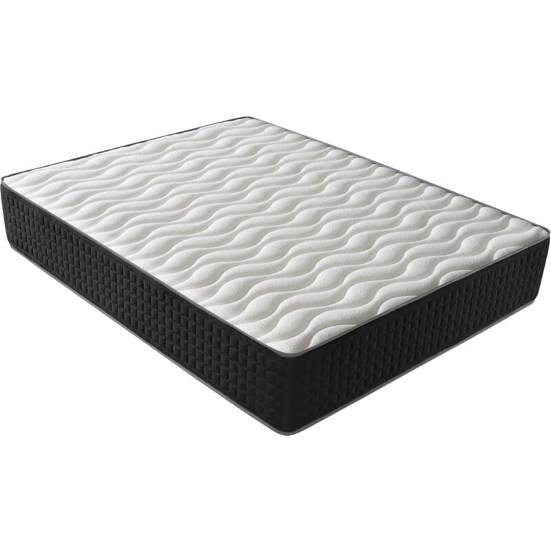 Dagostino Home - Matelas Mousse 150x190 - Ferme - Réversible - Côté Été/hiver - H30 Cm