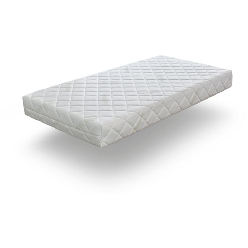 Xaluca - Matelas lit enfants 70X190 visco soja Épaisseur 18 cm Déhoussable, Mémoire de forme Tissu Bambou