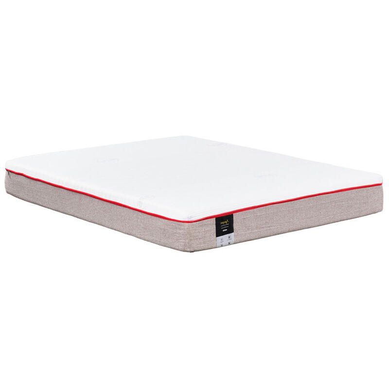 Matelas 160 x 200 cm avec sur-matelas mémoire de forme en gel – AURORE