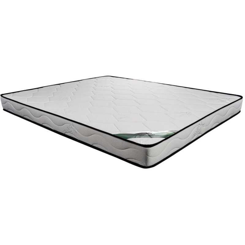 Vente-unique - Matelas 160 x 200 cm mousse et coutil bambou ép.15cm - kanani de naturea