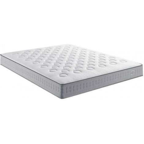 Matelas 160 x 200 SIMMONS - Hauteur 23 cm - Ressorts ensachés - Suspension Sensoft - No Flip - Fabriqué en France - SW1