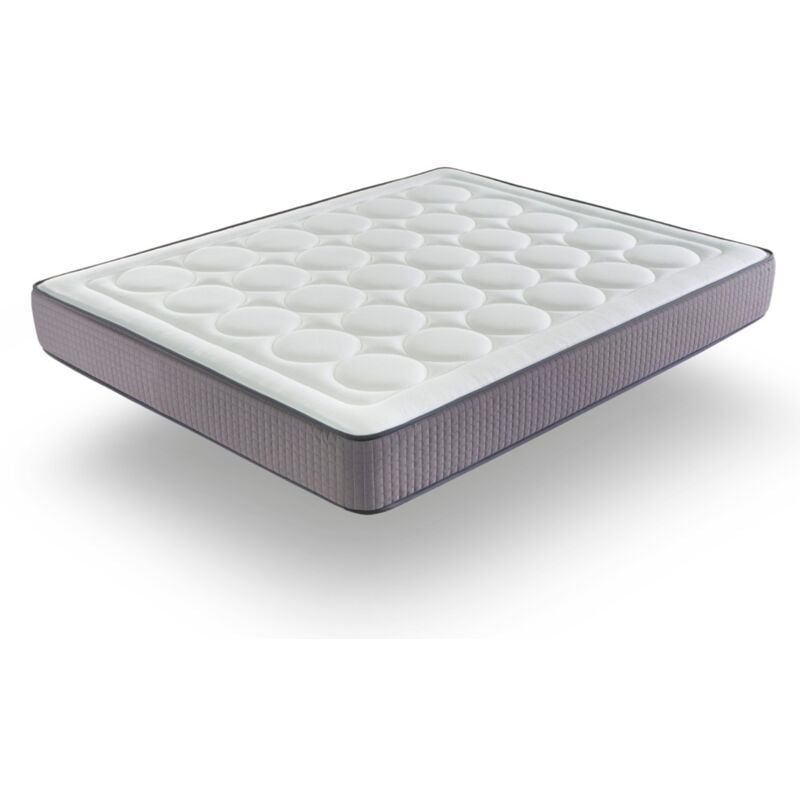 Matelas mousse 90X200 channell, Epaisseur 24 cm, Mousse haute densité,Fermeté moyenne