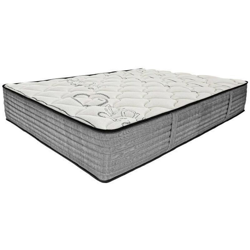 Matelas 140x190 cm zarina en mousse mémoire de forme, indépendance du couchage, face été/hiver, épaisseur 26cm