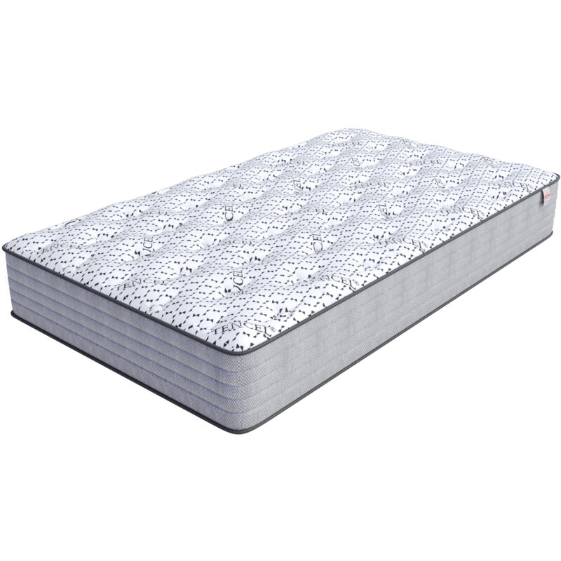 Matelas 160x200 oslo mousse mémoire de forme bubblegum et mousse naturalis - épaisseur 29 cm