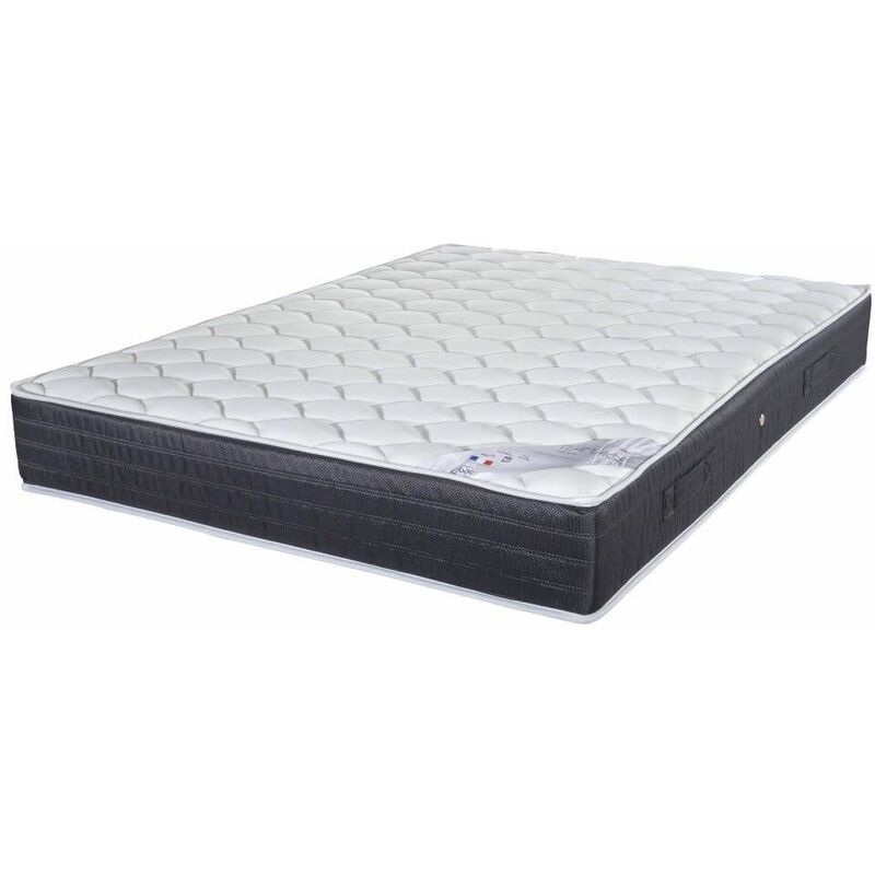 Matelas 160x200 Ramage - Ressorts ensachés - Hauteur 24 cm - 3 zones - Soutien ferme