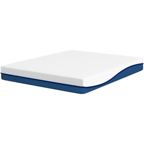 Matelas 160x200cm, matelas 2 personnes, mousse à mémoire de forme au thé vert, housse amovible lavable, fermeté moyenne