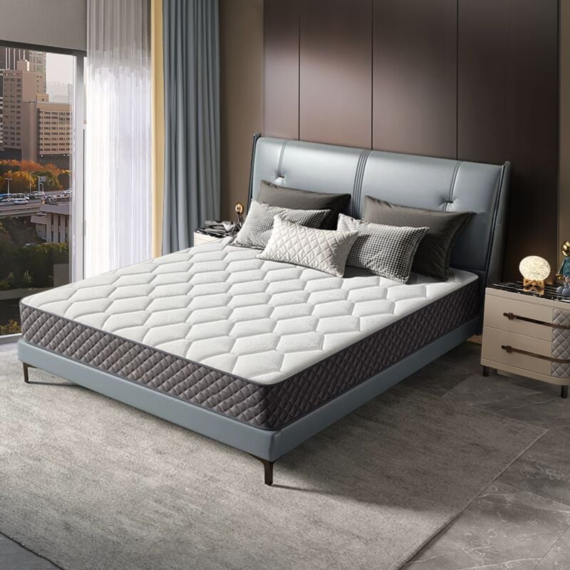 Bolli - Matelas 160x200x20 Matelas à Mémoire de Forme - Super Soutien - Matelas Équilibre - La Surface en Nid d'abeille - Matelas Ultra Respirant