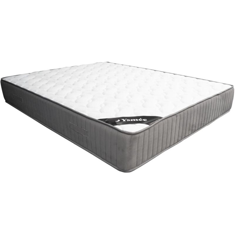 Vente-unique - Matelas 180 x 200 cm mousse hr et accueil latex ép.30cm - malino de ysmée