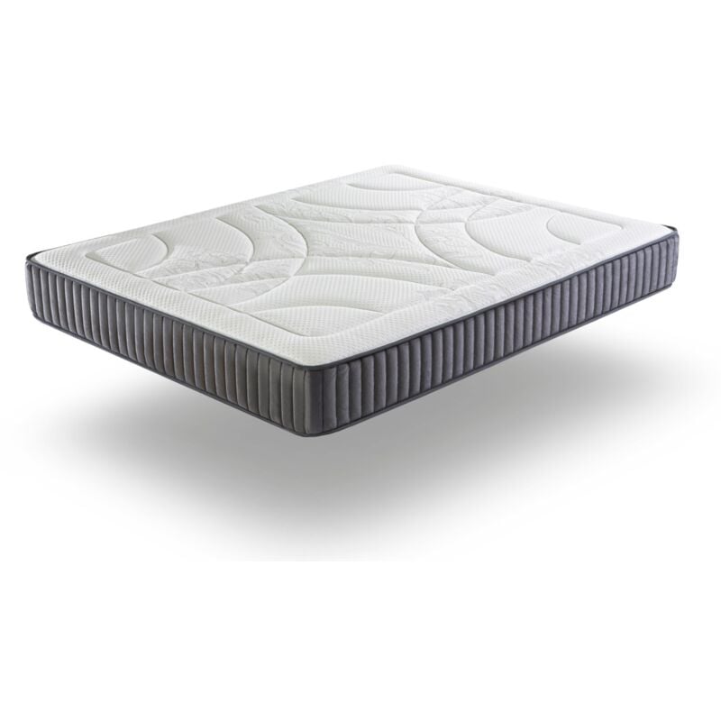 Matelas 180X200 versailles Épaisseur 24 cm - Mousse haute densité - Système Multi-Zones de confort