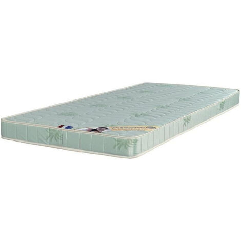 Matelas 180x200 x 18 cm - une Face Soutien Souple et une Face Soutien Ferme - reference Tabatha - Tissu a Indéformable - Très Respirant