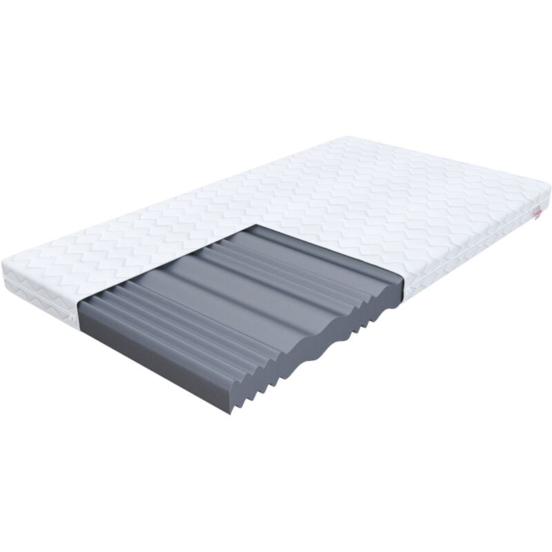 Matelas 200x200 triest mousse spécialement profilée - le soutien parfait de la colonne vertébrale