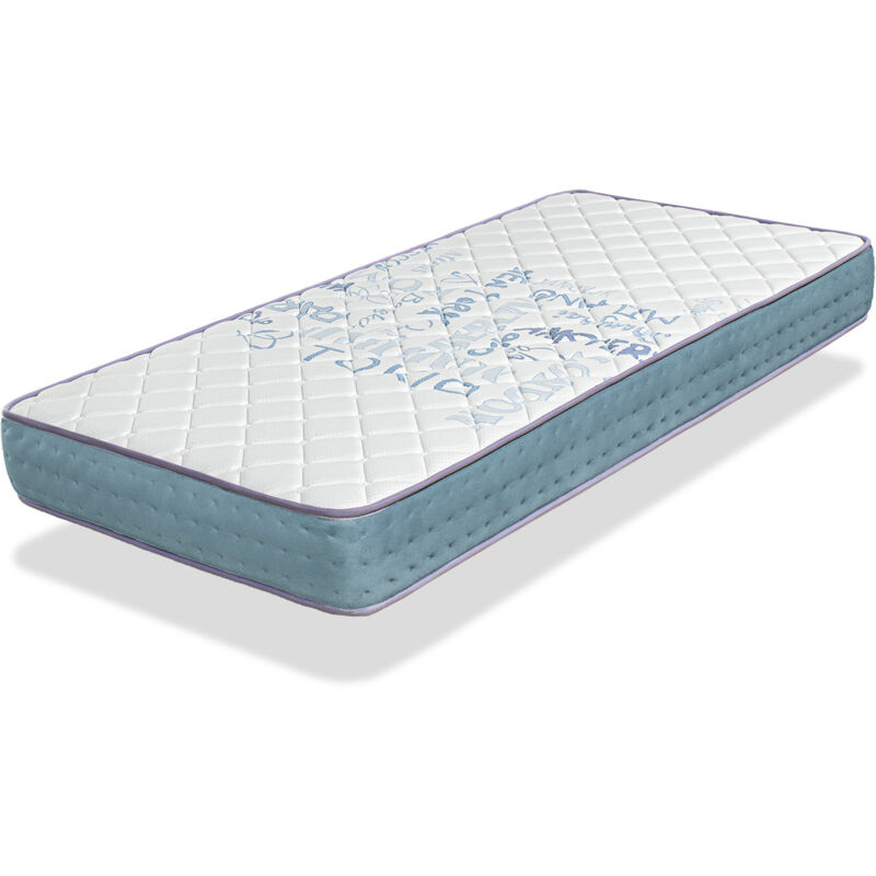 Xaluca - Matelas 90X140 lit enfants Epaisseur 18 cm kunio ressorts - Ressorts ensaches, Mousse a memoire, Ergonomique et respirant, ideal pour les