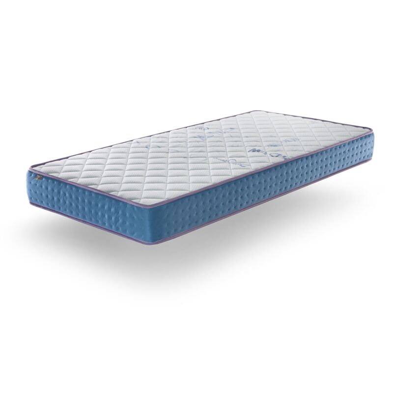 Xaluca - Matelas 90X200 lit enfants Epaisseur 18 cm kunio ressorts - Ressorts ensaches, Mousse a memoire, Ergonomique et respirant, ideal pour les