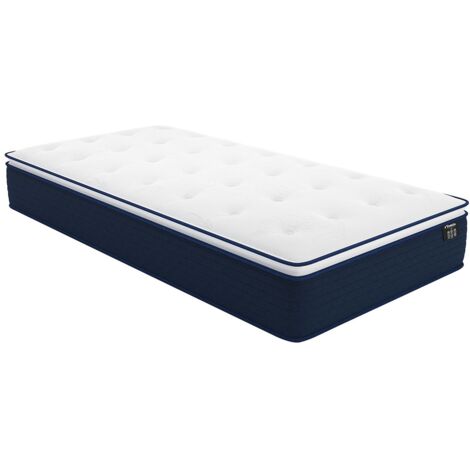Matelas 80 x 200 cm ressorts ensachés et surmatelas intégré ép.24cm - ALTIER de YSMÉE