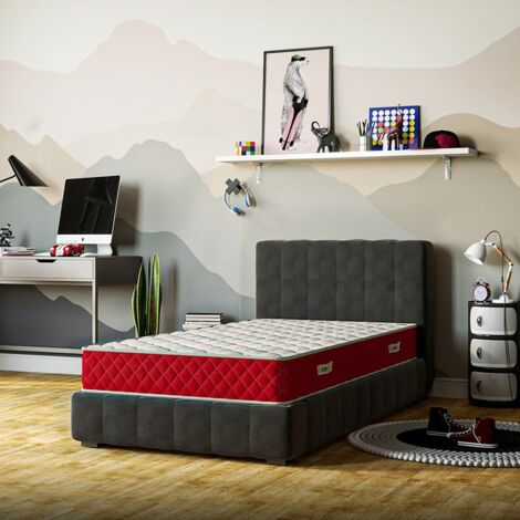 Matelas 80x190 ROSSO Hauteur 25cm Rosso