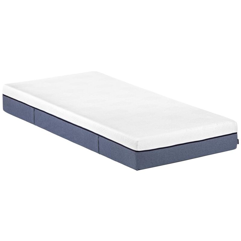 Vente-unique - Matelas 90 x 190 cm ressorts ensachés 7 zones et mémoire de forme ép.24cm - kasui de ysmée