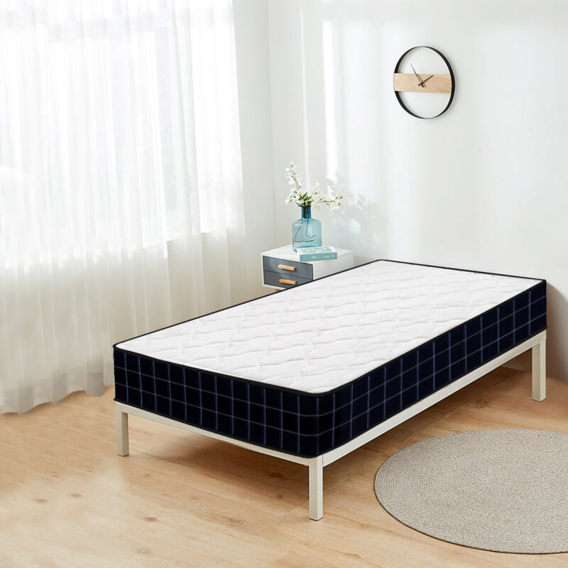 Matelas 90x190cm - Épaisseur 22 cm - Matelas Mémoire de Forme pour Lit Adulte et Enfant - Zones de Confort Mousse Mémoire Adaptative