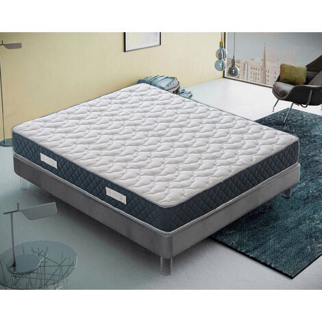 Pack Matelas 90X200 ONIX LIT ENFANT, Epaisseur 14 CM + 1 Oreiller à memoire  90X35 + 1 Protege matelas 90X200