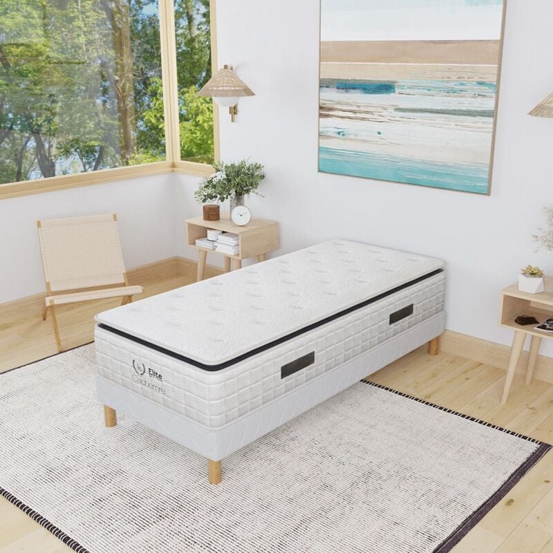 Matelas 90x190 Cachemire Hauteur 28cm