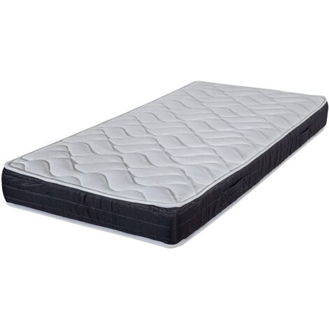 Matelas 90x190 Malta - Mousse - Hauteur 20 cm - 3 zones - Soutien très ferme