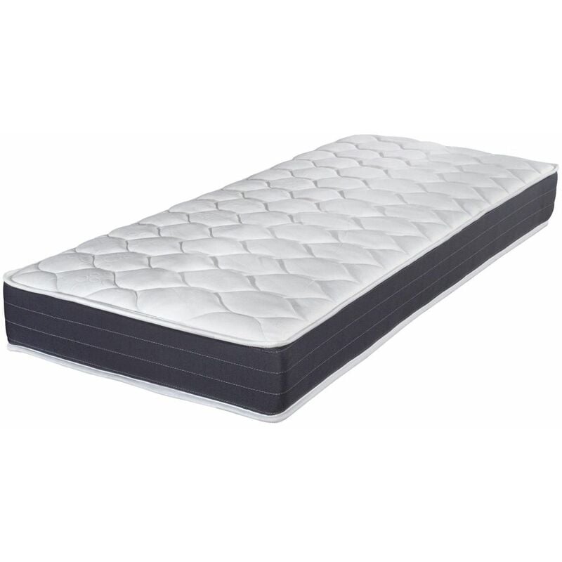 Matelas 90x190 Record - Ressorts ensachés - Hauteur 20 cm - Ferme