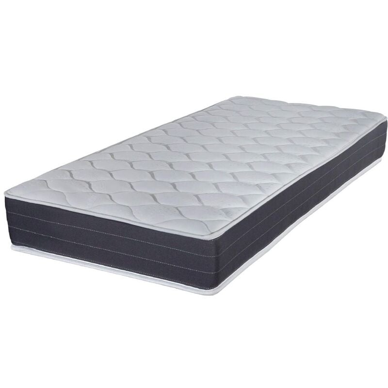 Ebac Literie - Matelas 90x190 Rhodes - Ressorts ensachés - Hauteur 24 cm - Soutien ferme