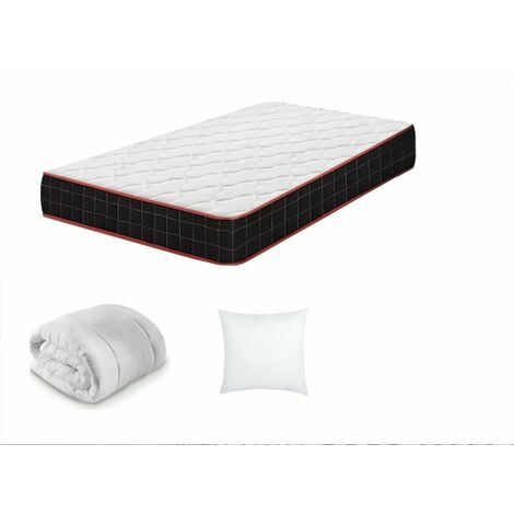 Matelas CM epaisseur CM avec Couette et Oreiller pour Lit