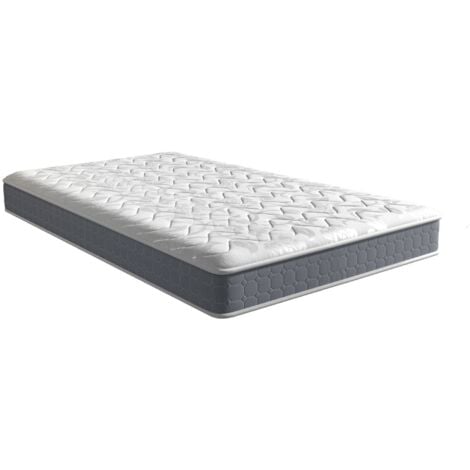 HOBAG Matelas 90x190cm - Épaisseur 17 cm - Matelas Mémoire de Forme pour Adulte Enfant - Zones de Confort Mousse Mémoire (90x190x17cm)