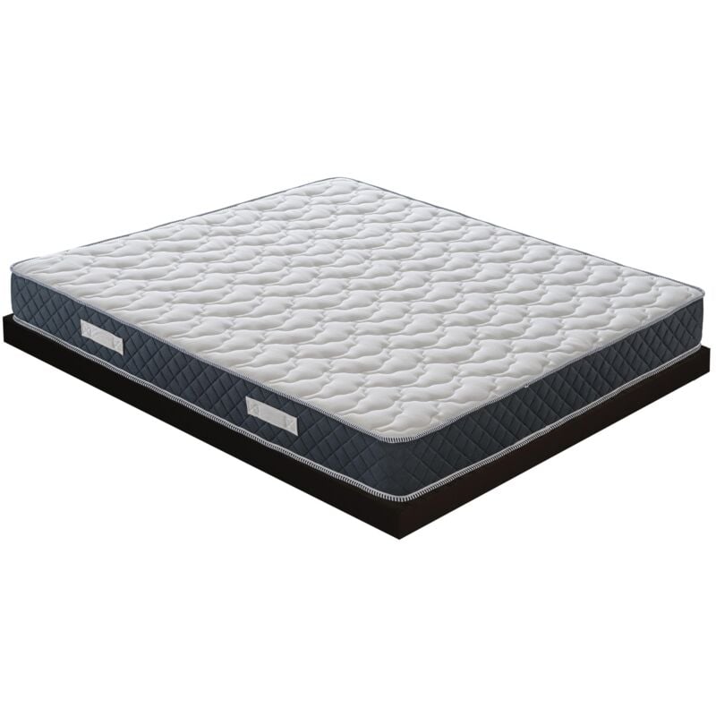Ilovesleep - Matelas 160x190 à mémoire de forme made in Italy 11 zones différenciées 21cm de hauteur modèle Olympe